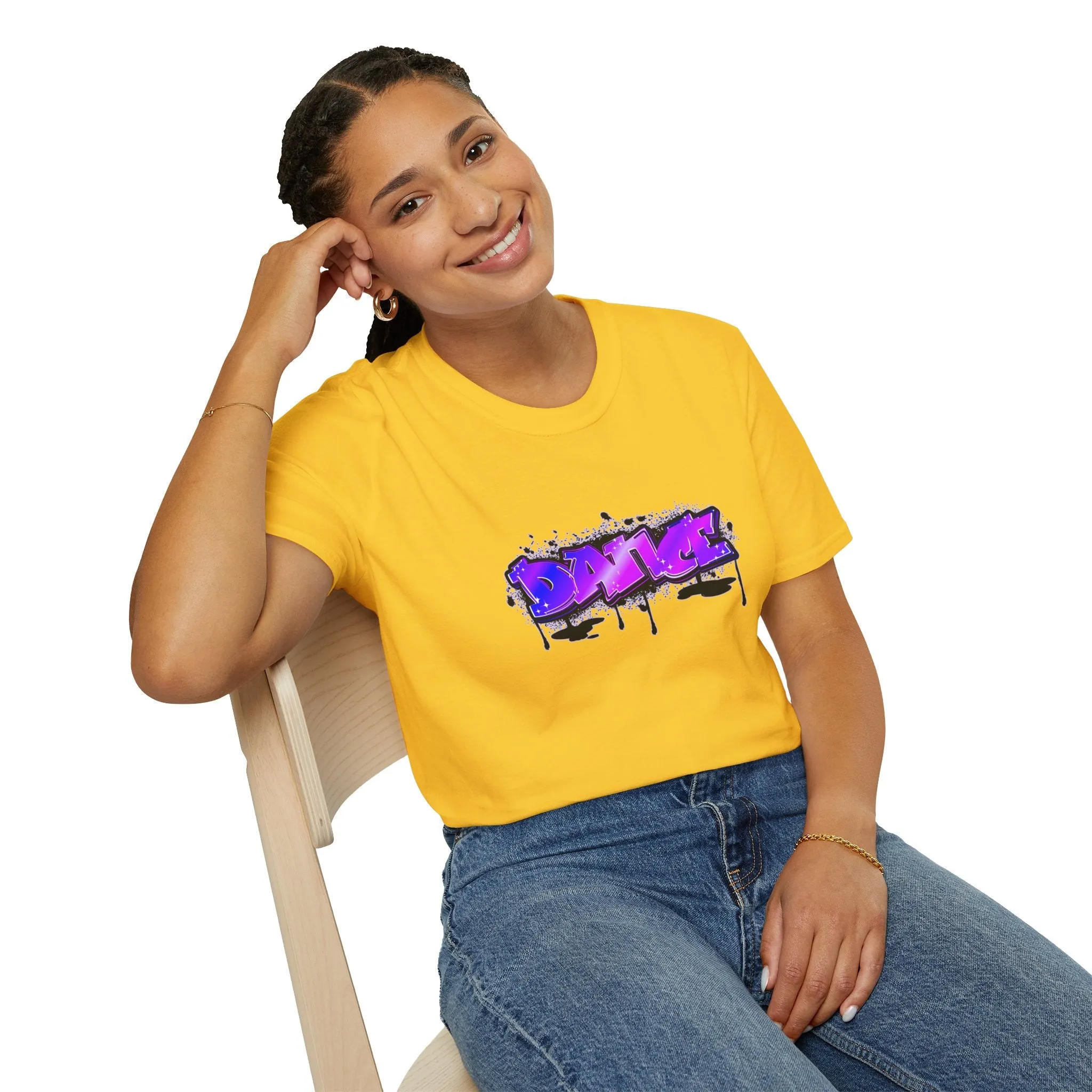 Graffiti Dance Unisex Softstyle T-Shirt