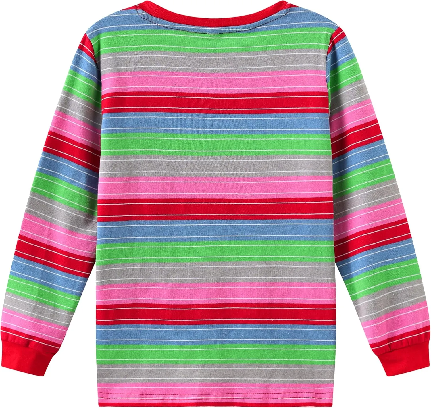Halloween Costume for Kids Top Shirts,Baby Boys Girls Long Sleeve Cotton Rainbow Striped T-Shirts