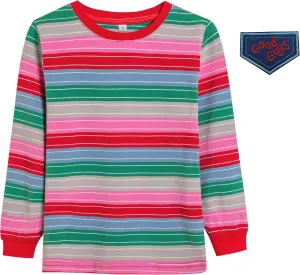 Halloween Costume for Kids Top Shirts,Baby Boys Girls Long Sleeve Cotton Rainbow Striped T-Shirts