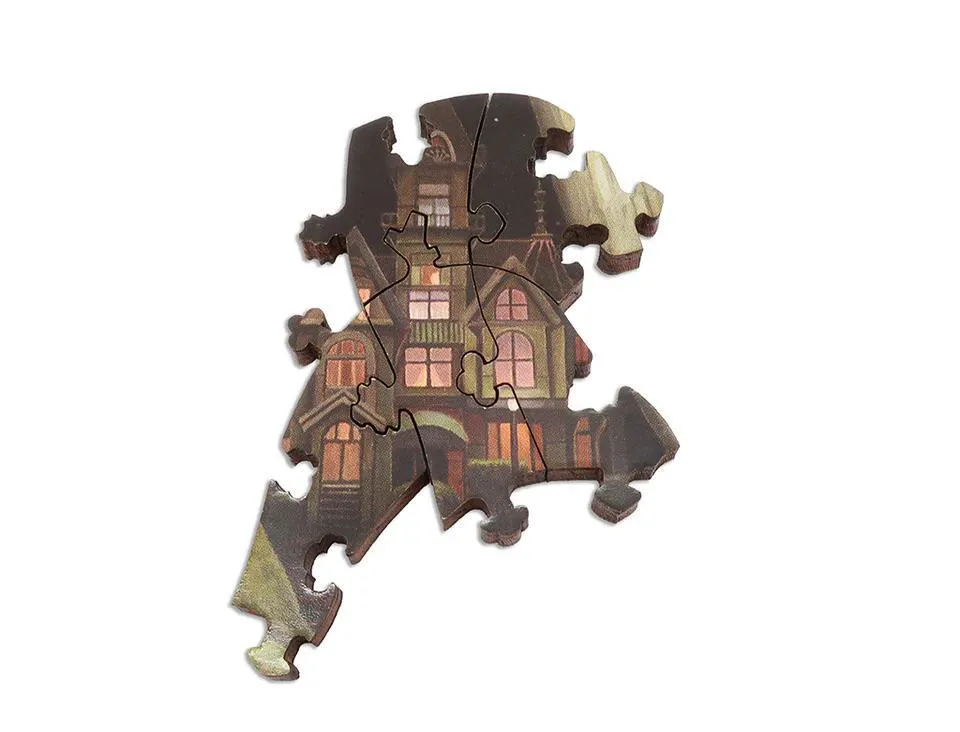 Interpretations Of Home Wooden Jigsaw Puzzle