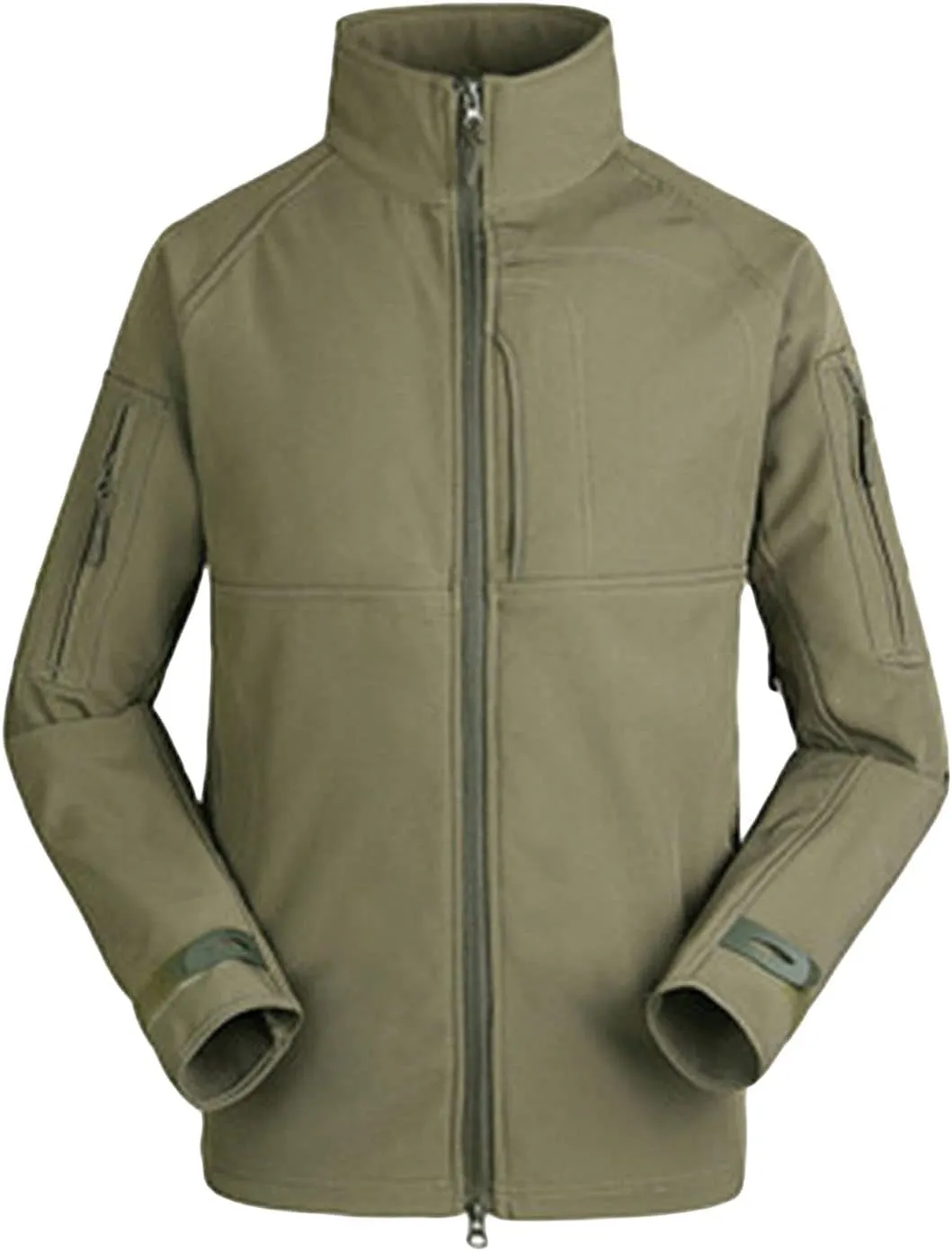 JEShifangjiusu Men'S Jackets-Windproof Bomber Jacket Full Zip Winter Warm Padded Coats Outwear High Collar Outdoor Jacket