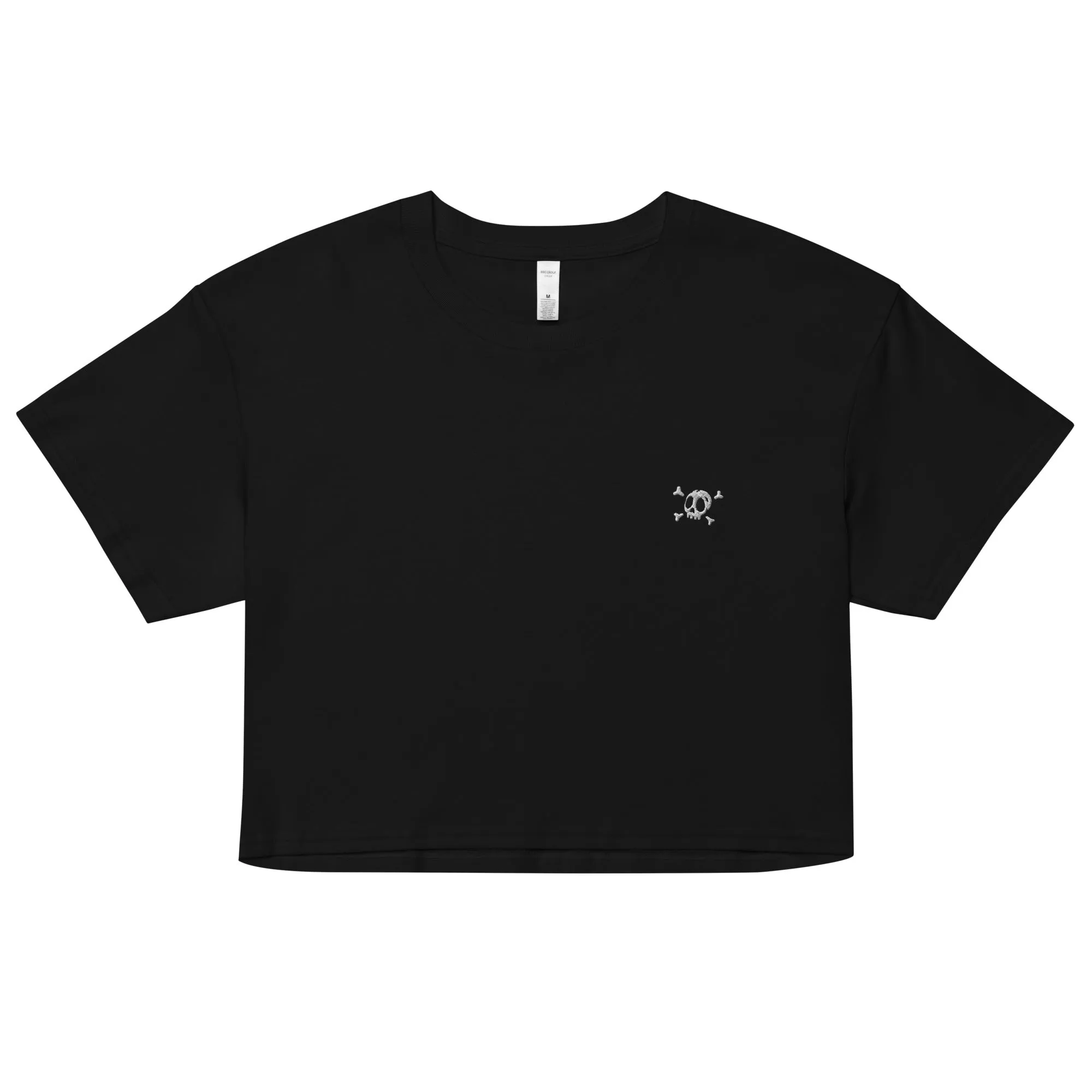 Skull And Bones Crop Top