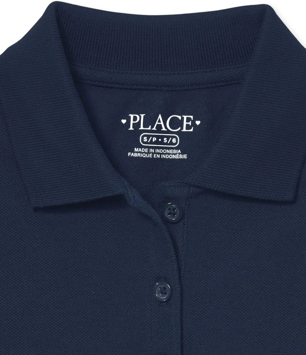 The Children's Place Girls' Long Sleeve Pique Polo