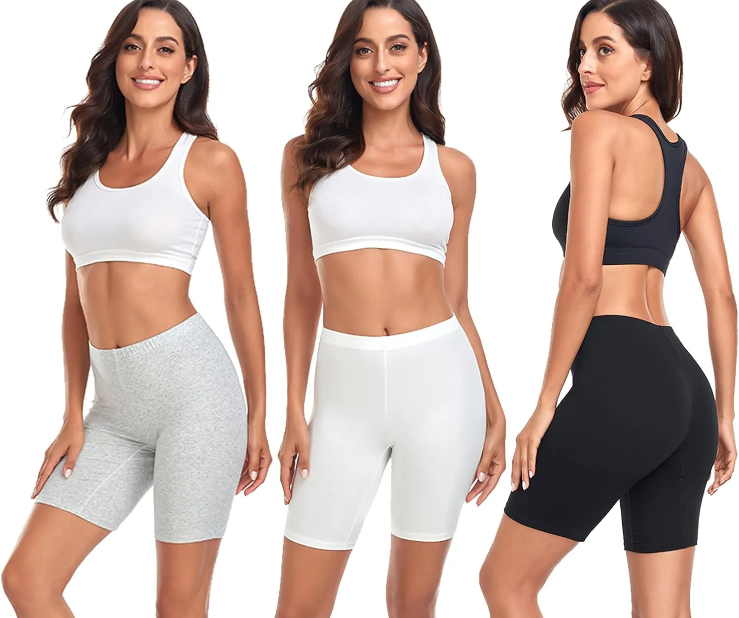 Under Dress Cotton Slip Shorts for Women Biker Shorts Anti Chafing Boy Shorts Underwear