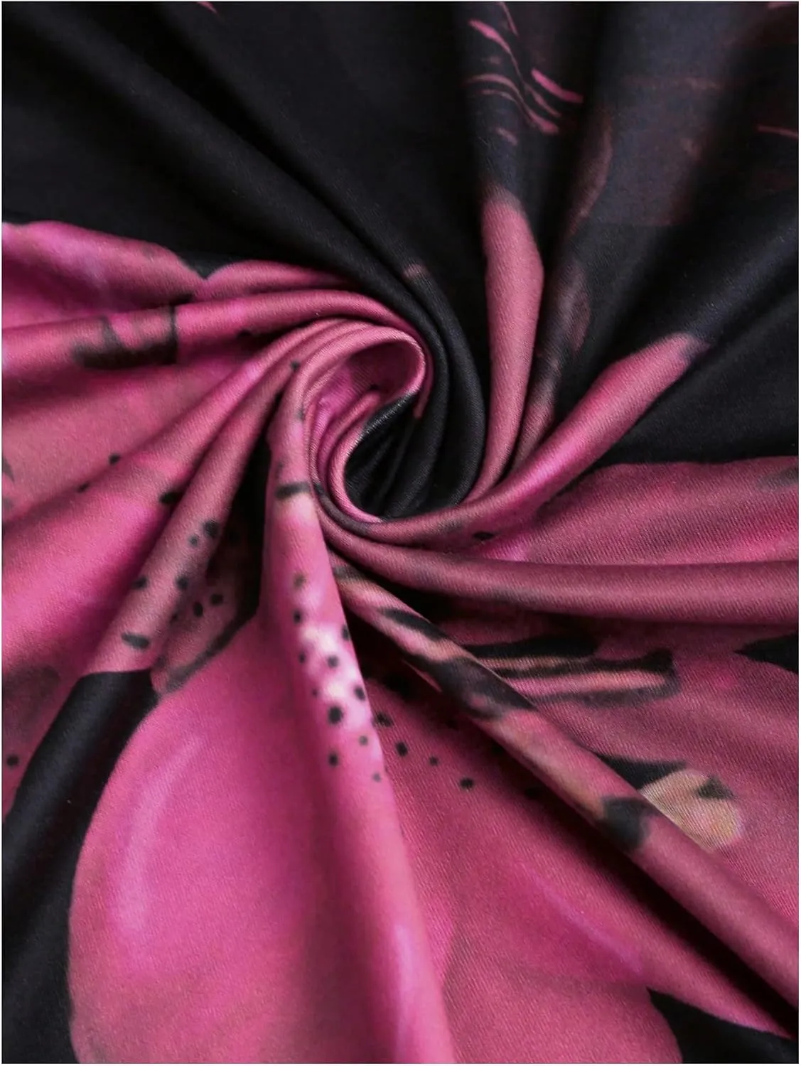Women's Floral Print Maxi Skirt Ruffle Hem Ruched Fishtail Bodycon Long Skirts Vacation Going Out Outfits